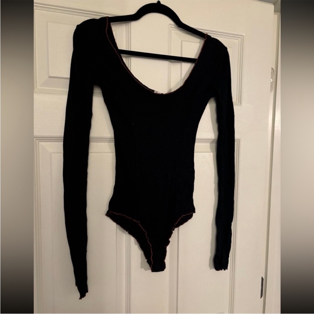 Free People Ribbed Long Sleeve Bodysuit - Picture 5 of 8